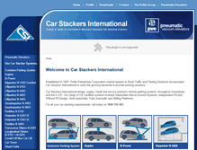 Tablet Screenshot of carstackers.com.au